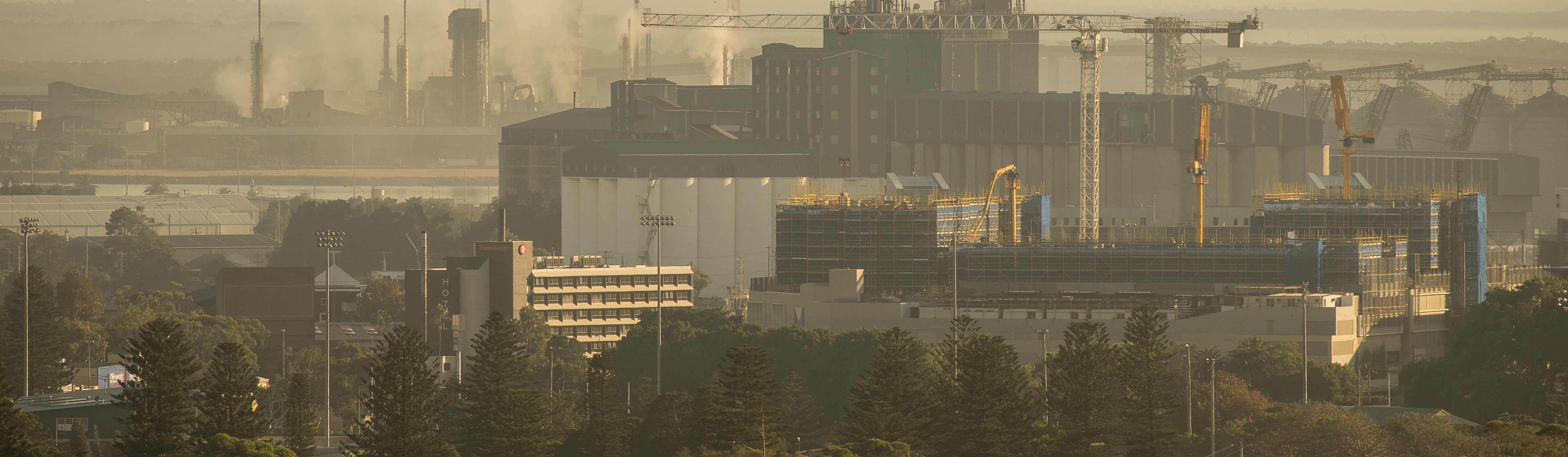 Morning light on Newcastle Industry