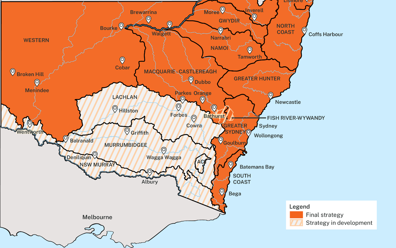 NSW map
